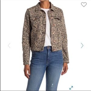 STS BLUE Colby Leopard Jean Jacket
